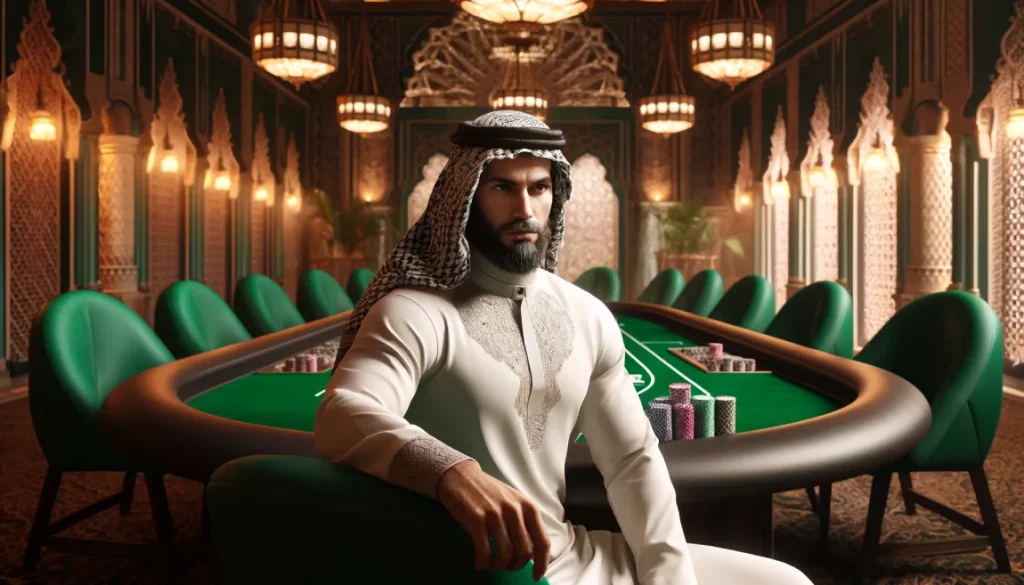 Arab-man-playing-casino
